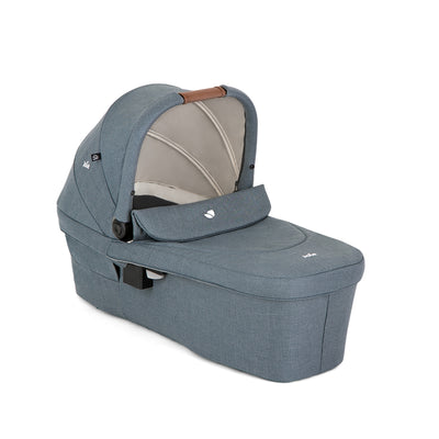 Carrinho De Bebê Joie Combo Versatrax E Azul Lagoon - Inclui Moisés Ramble